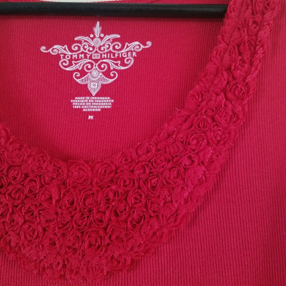 Red Rose Tank Top - Picture 2 of 5